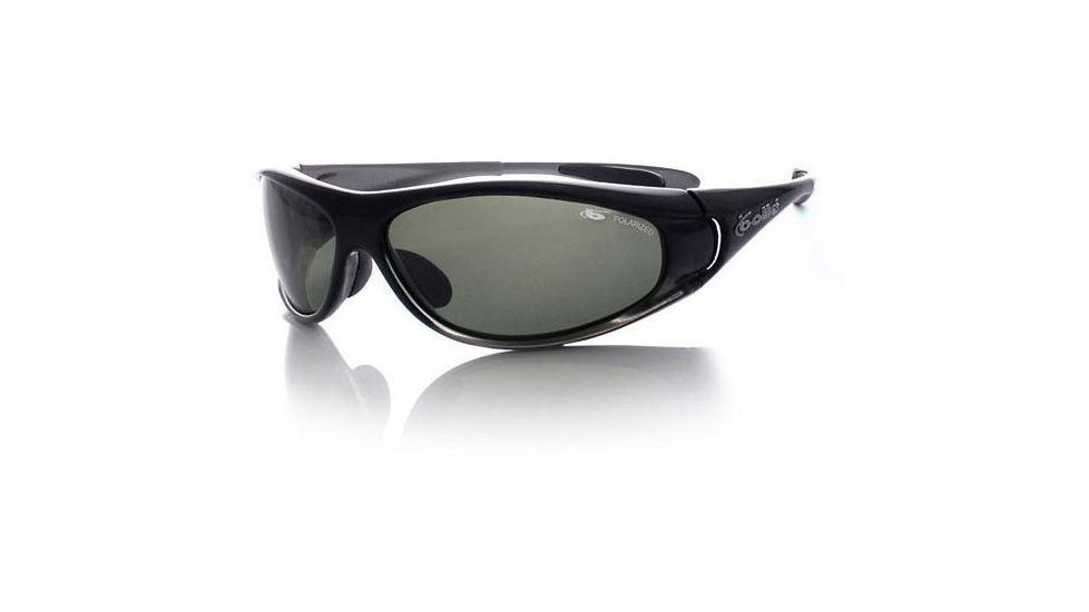 Bolle Snakes Spiral Sunglasses 10421 D Smoke Frame Polarized Axis Lens