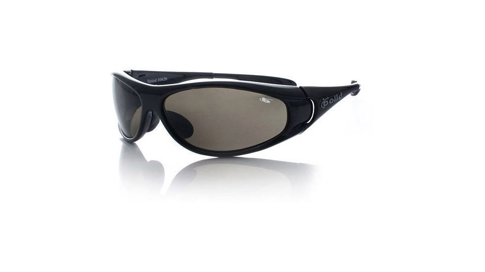 Bolle Snakes Spiral Sunglasses 10426 Shiny Black Frame, TNS Lens