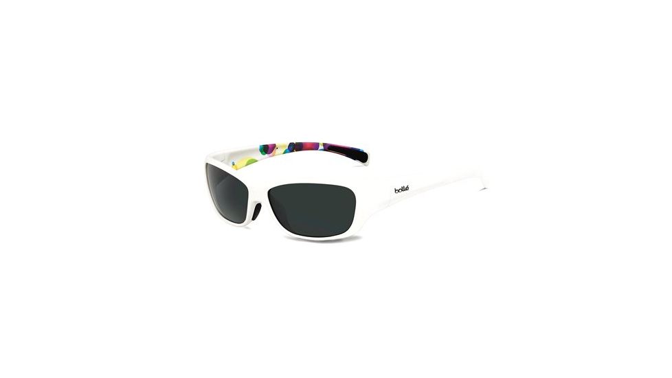 Bolle Crown Jr. Sunglasses, Shiny White/Bubbles 11711