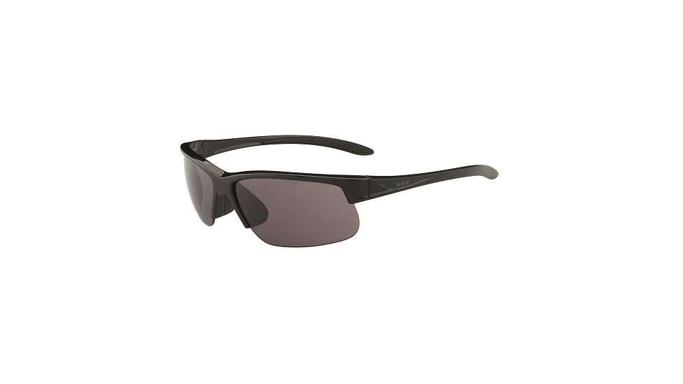 Bolle Breaker Sunglasses, Shiny Black Frame, TNS Lens, 12106