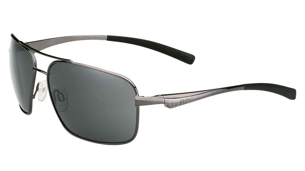 Bolle Brisbane Sunglasses,Shiny Gunmetal Frame,TNS Lens,11800