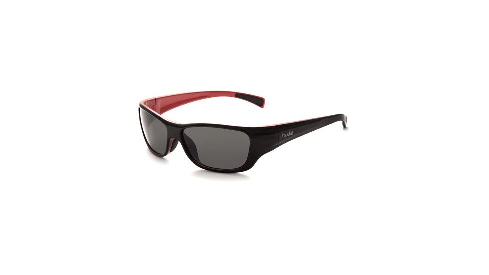 Bolle Crown Jr. Sunglasses, Black/Red Frame, TNS Lens, 11401