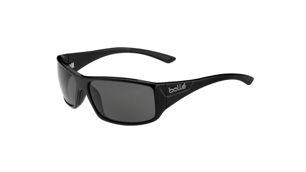 Bolle Kingsnake Sunglasses, Shiny Black Frame, TNS Lens, 11891
