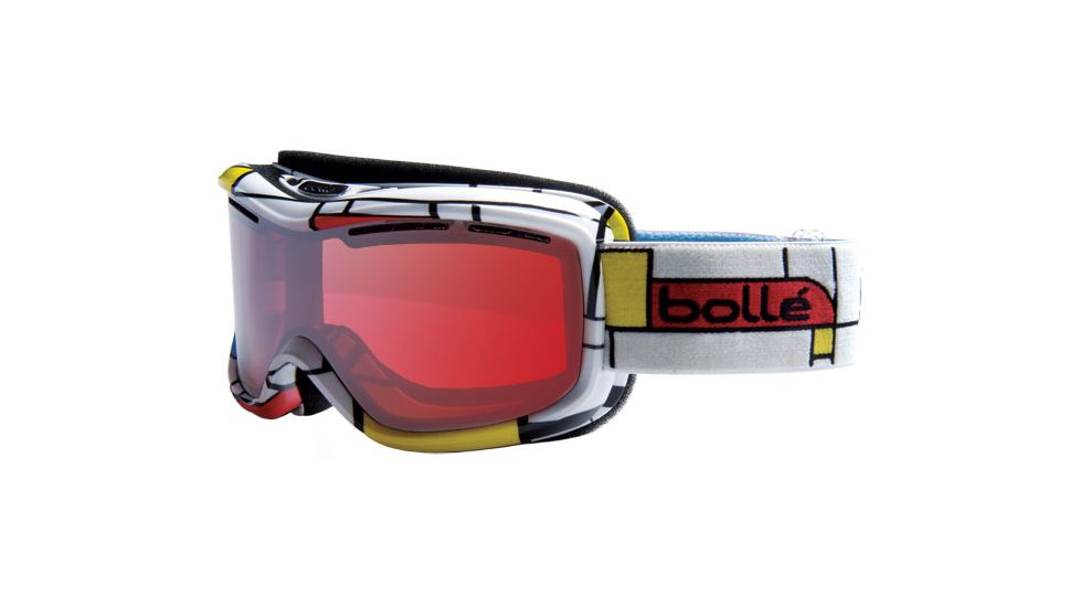 Bolle Monarch Goggles Blocks Frame, Vermillon Gun Lens 20551