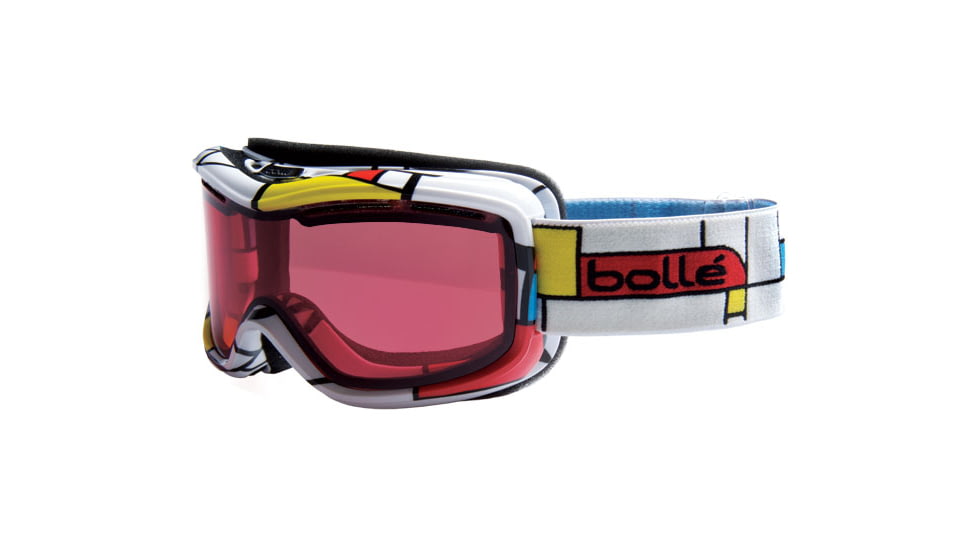 Bolle Monarch Goggle, Blocks Frame, Modulator Vermillon Lens 20554