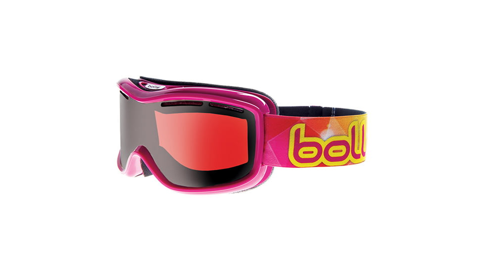 Bolle Monarch Goggles, Pink Burst Frame, Vermillon Gun Lens 20827