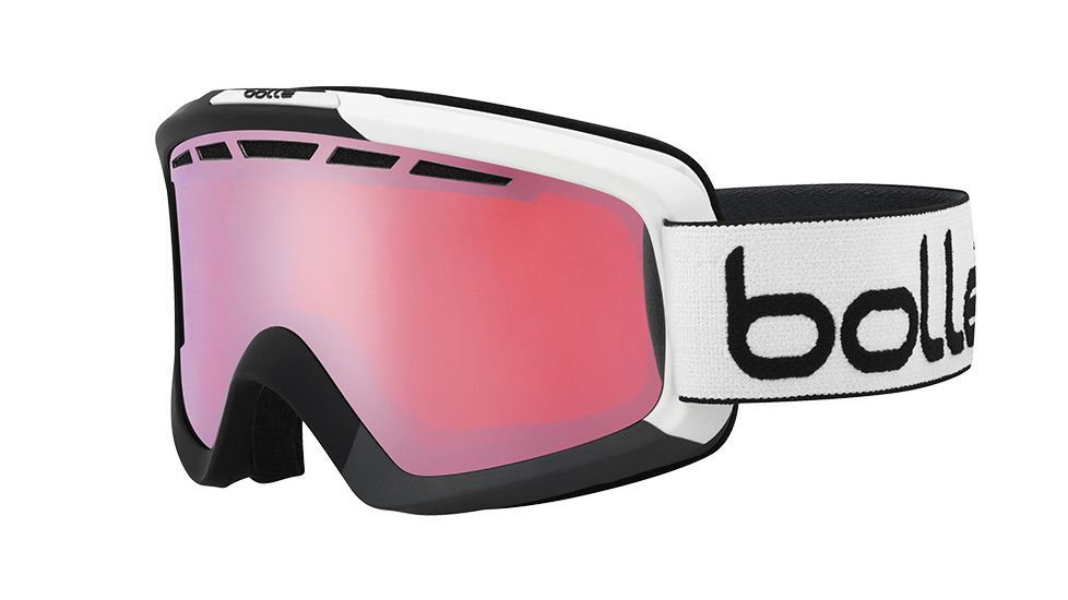 Bolle Nova II Goggles, Matte Black and Grey Frame, Vermillon Gun Lens, 21472