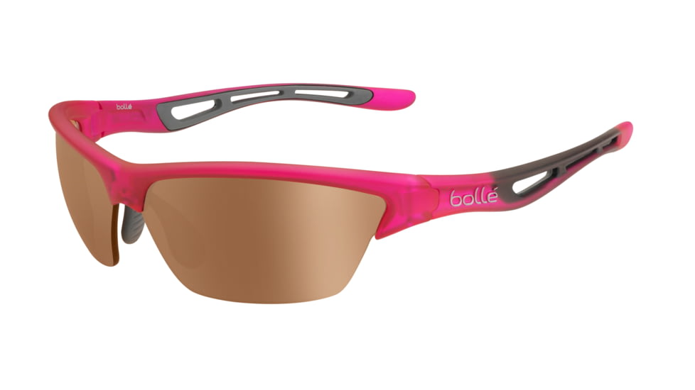 Bolle Tempest Sunglasses,Satin Pink Frame,Modulator V3 Golf Oleo AF Lens,Photochromic,12009