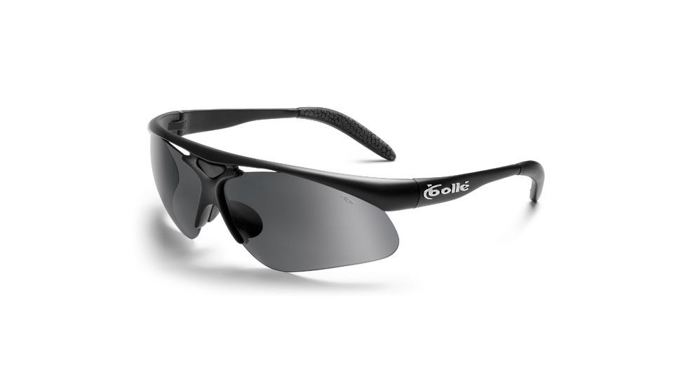 Bolle Vigilante Sunglasses, Matte Black Frame, TNS Gun Lens, 0752201075, EDEMO1