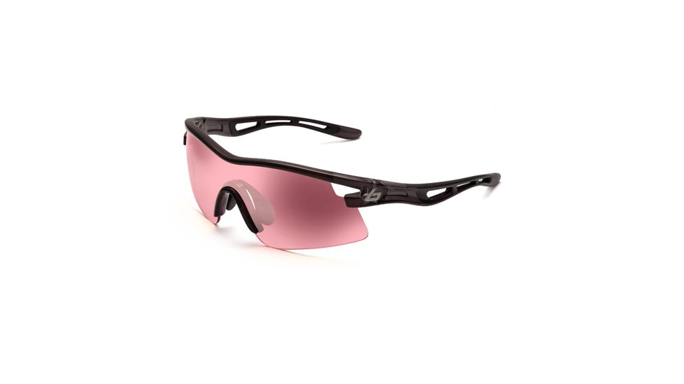 Bolle Vortex Sunglass, Crystal Smoke Frame, Photo Rose Gun Lens, 11410
