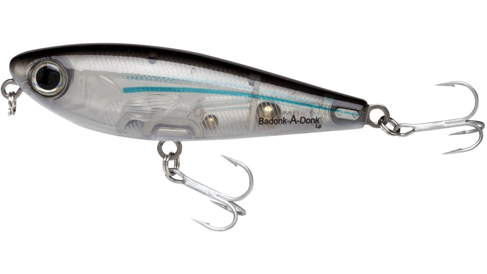 Bomber Saltwater SW Badonk Lo P Topwater Lure. 3.5in, 1/2oz, Silver Mullet, BSWDTL3341