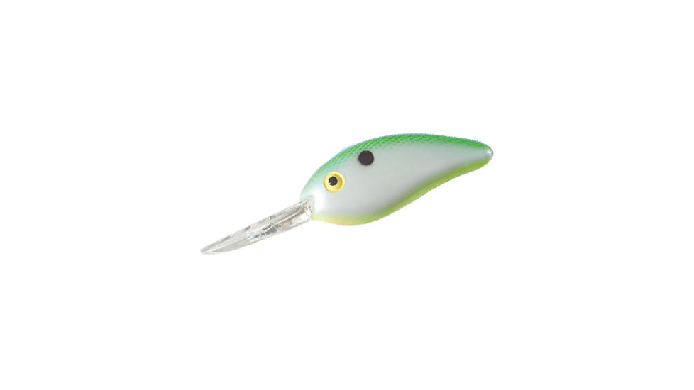 Bomber Fat Free Shad Crankbait, 3in, 1oz, Citruse, BD7FCIT