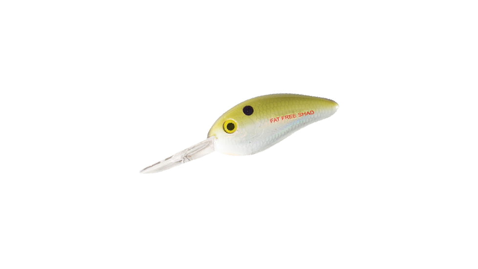 Bomber Fat Free Shad Crankbait, 3in, 1oz, Dances Tennessee Shad, BD7FDTS