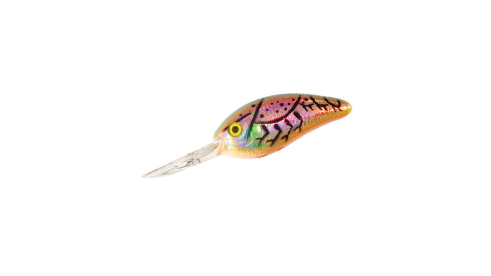 Bomber Fat Free Shad Fingerling Crankbait, 2 3/8in, Dances Crawfish, BD5FDCF