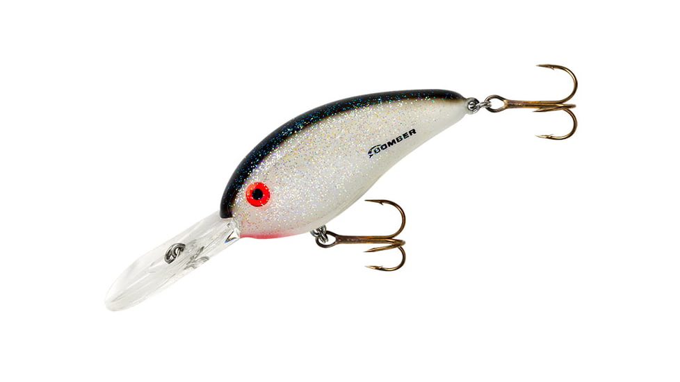Bomber Fat Free Shad Fingerling Crankbait, 2 3/8in, Emeral Sparkle, BD5FESP