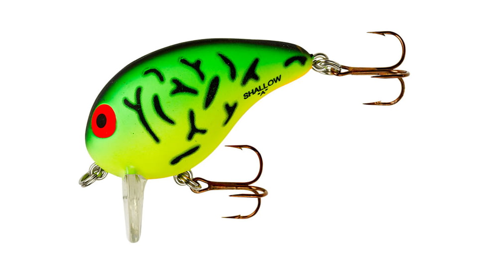 Bomber Model 5A Shallow Crankbait, 2in, 3/8oz, Fire Tiger, B05FSFT