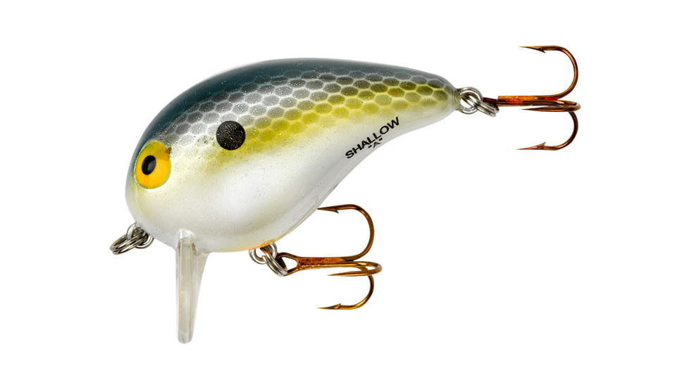 Bomber Model 5A Shallow Crankbait, 2in, 3/8oz, Foxy Shad, B05FSFS
