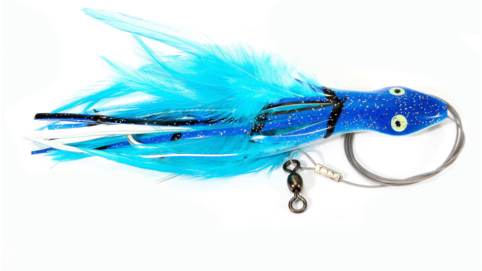 Boone Bait Dolphin Rig Trolling Lure, 2oz, 6-1/2in, Blue Mackeral, 9292