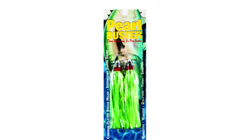 Boone Bait Pearl Duster, 3in, Chartreuse Pearl, 2/Pack, 642