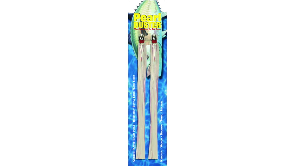 Boone Bait Pearl Duster, 3in, Pearl, 2/Pack, 640