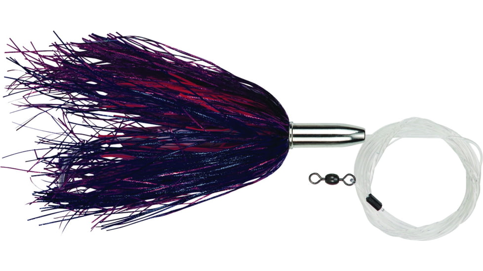 Boone Bait Turbo Hammer Rigged Trolling Lure, 5 1/2in 6/0 Hook, 3/4oz, Red/Black, 18901