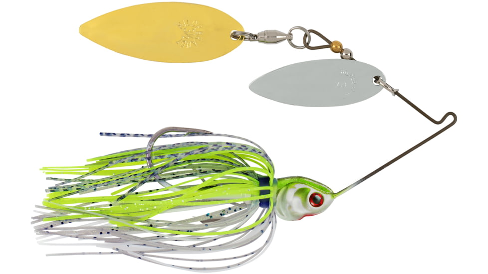 Booyah Covert Finesse Spinnerbait, Double Willow Blade, 1/2oz, 4in, Jc Special, BYCVF12NGW726