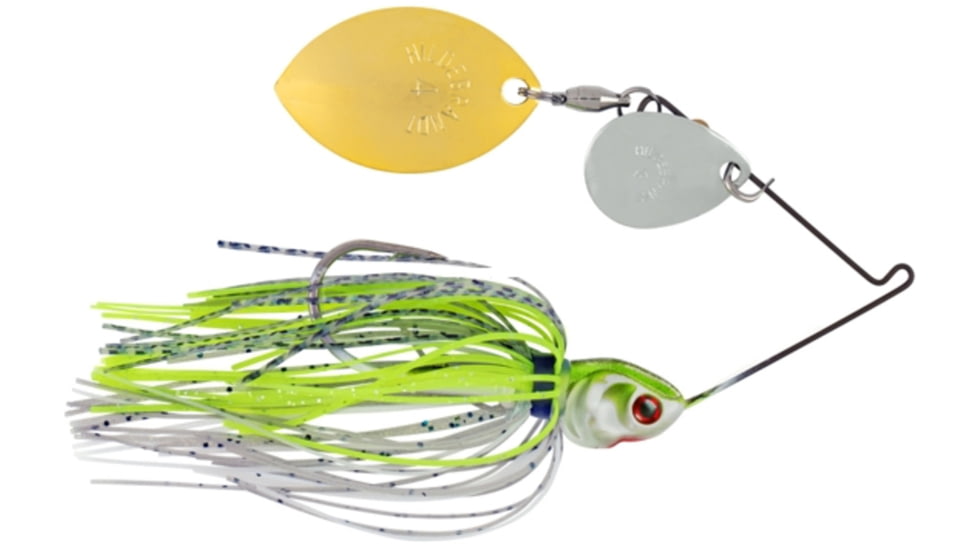 Booyah Covert Finesse Spinnerbait, Nickel Colorado Gold Oklahoma Blade, 1/2oz, 4in, Jc Special, BYCVF12NCGOK726