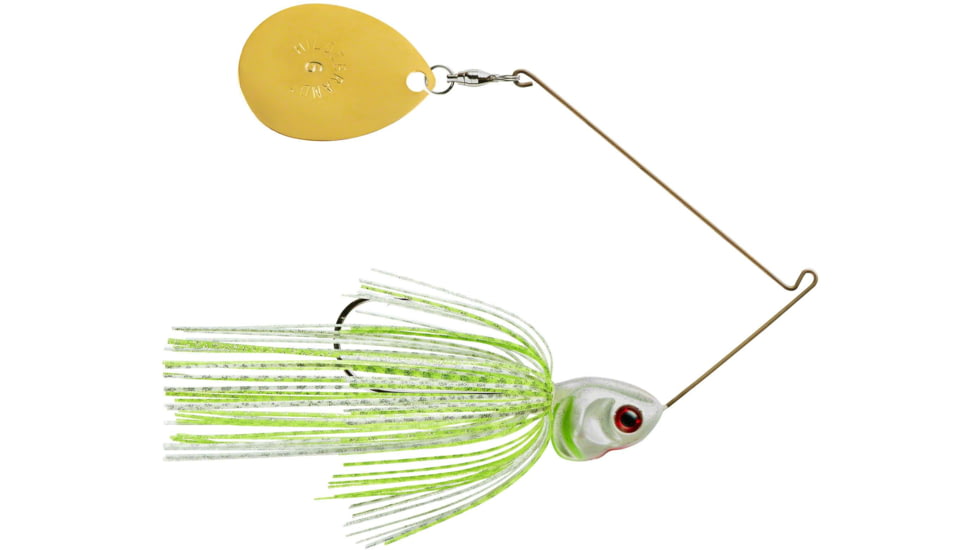 Booyah J.C. Covert Spinnerbait, 1oz, G Col Wt Cht Slvsc/PrCht, BYCVS1GC729