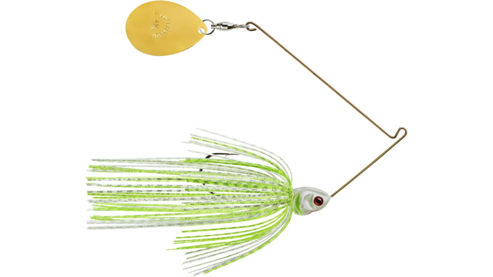 Booyah J.C. Covert Spinnerbait, 3/8oz, G Col Wt Cht Slvsc/PrCht, BYCVS38GC729