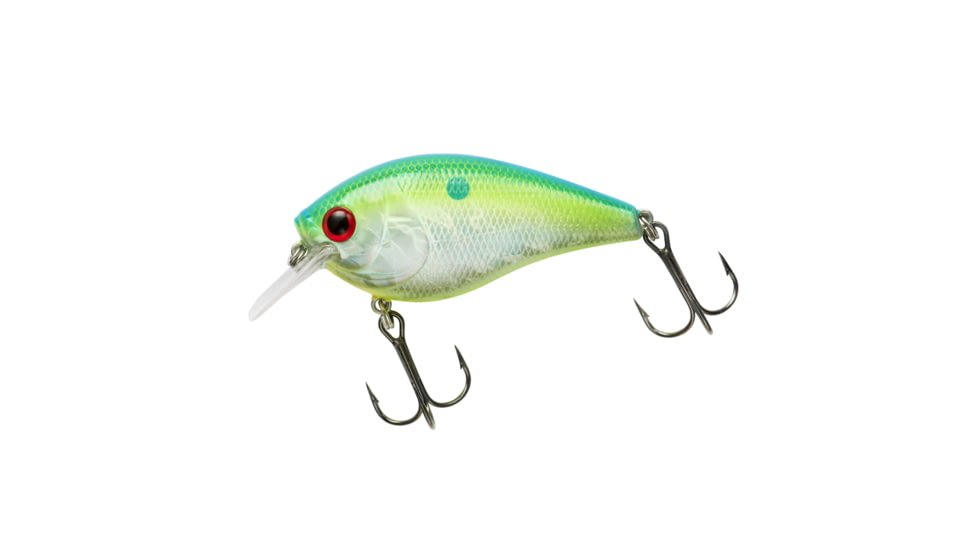 Booyah XCS2 Squarebill Crankbait, 2 5/16in, 5/8oz, 2 Hooks 0-3 Crank Depth, Citrus Shad, BYXCS292