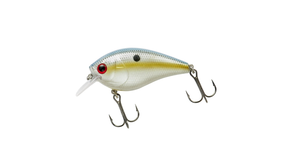 Booyah XCS2 Squarebill Crankbait, 2 5/16in, 5/8oz, 2 Hooks 0-3 Crank Depth, Foxy Shad, BYXCS291