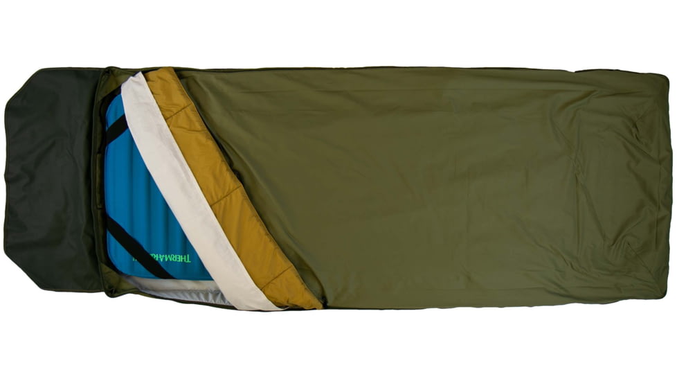 Born Outdoor Badger Bed 25 Baja Bundle, Mult Moss Green/Dijon, Medium, BO-BB-25-QS-DJ-BD