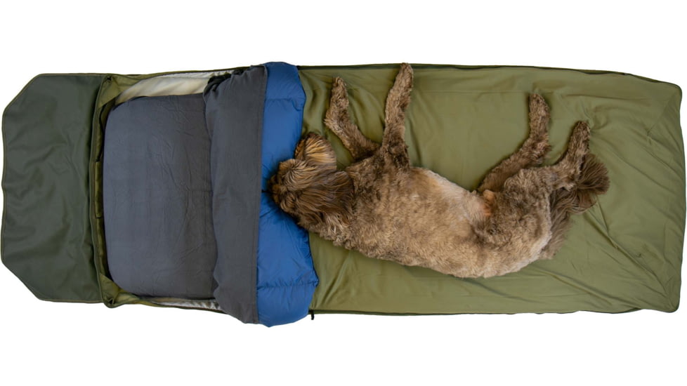 Born Outdoor Badger Bed 25 Baja Bundle, Multi Moss Green/Blue, Medium, BO-BB-25-QD-BL-BD