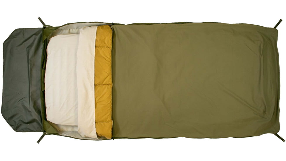 Born Outdoor Badger Bed, Moss Green, Large, BO-BB-MG-30
