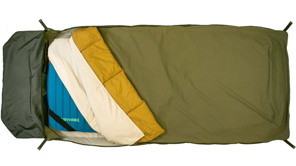 Born Outdoor Badger Bed, Moss Green, Large, BO-BB-MG-30