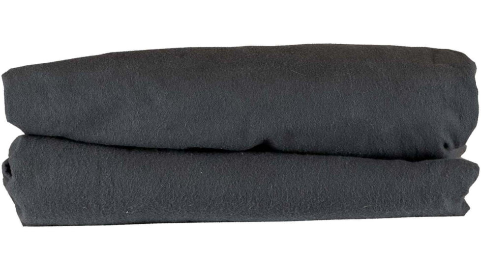 Born Outdoor Cascade Flannel Sheet, Ebony, Large, BO-SF-EB-30