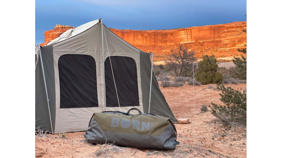 Born Outdoor Portage Duffel, Moss Green, 120L, BO-PD-MG-120