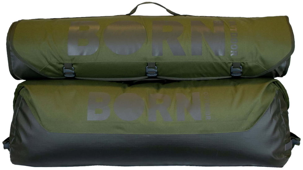 Born Outdoor Portage Duffel, Moss Green, 120L, BO-PD-MG-120