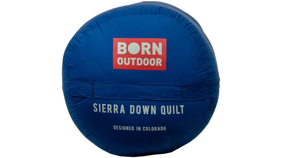Born Outdoor Sierra Quilt Down, Blue, Large, BO-QD-BL-30