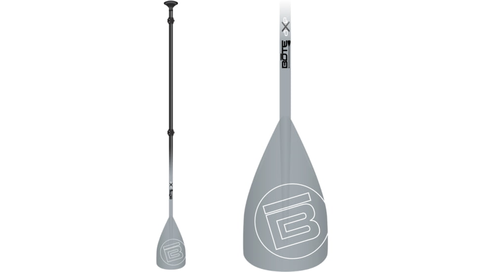 Bote 3-Piece Adjustable SUP Paddle, Gray, PDL-FG-3-21-GRY
