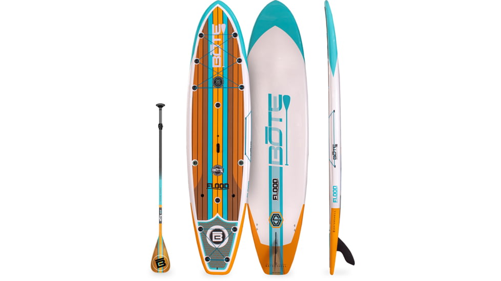 Bote Flood 10 ft 6 in Cypress Paddle Board, Full Trax, 106FL22FT-GS