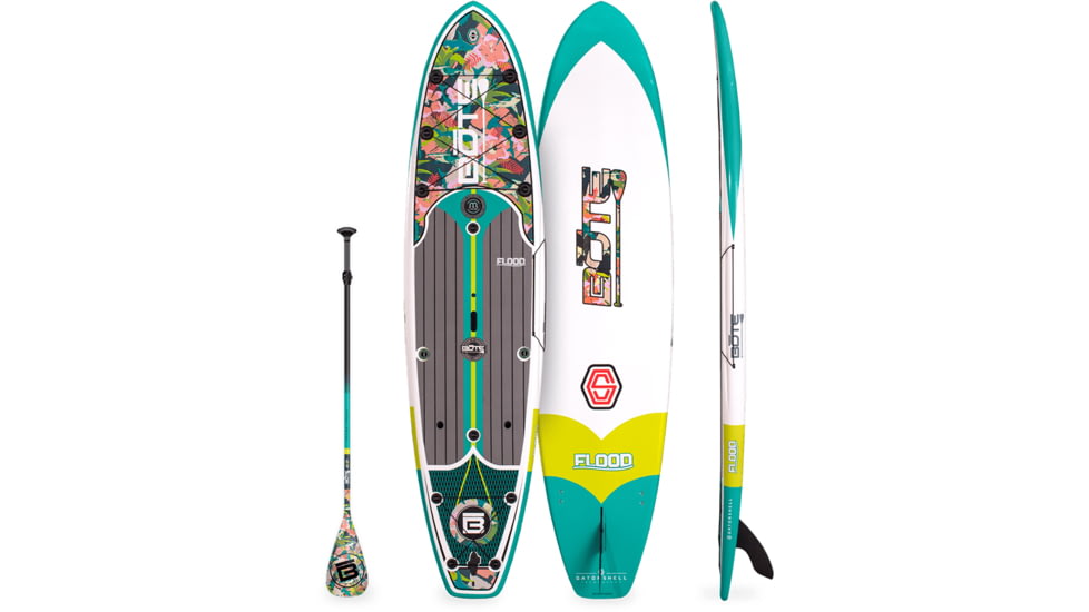 Bote Flood 10 ft 6 in Cypress Paddle Board, Native Tropics, 106FL22NA-GS