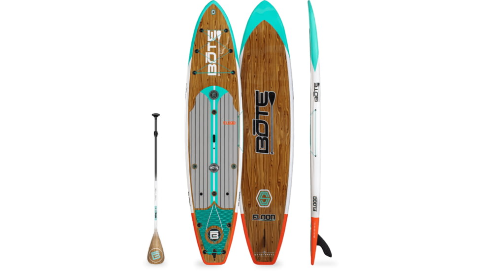 Bote Flood 12 ft Cypress Paddle Board, Classic, 120FL22CL-GS