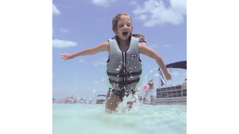 Bote Youth Foam PFD Vest, Seafoam, BFPFD-Y