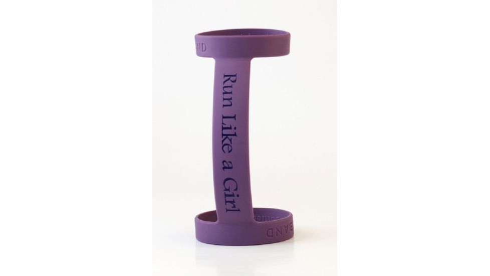 Bottle Band Run Like a Girl Bottle Band-Purple