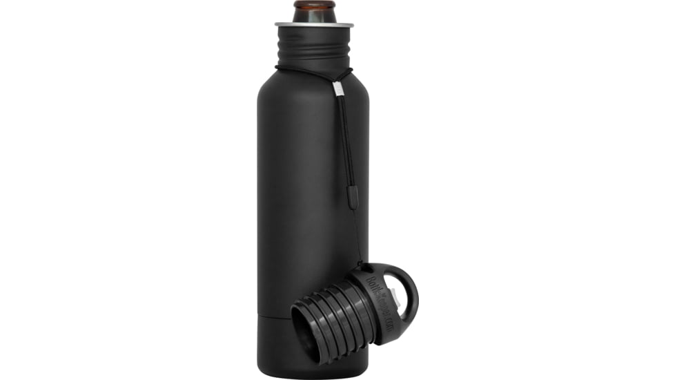 BottleKeeper Standard Insulated Water Bottle, 12oz, Black, 858501007369