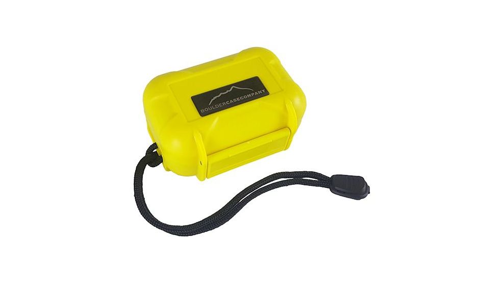 Boulder Case Company J500 Dry Box, Yellow, Yellow, High Impact Abs Plastic, Lifetime Warranty, BOL-06751