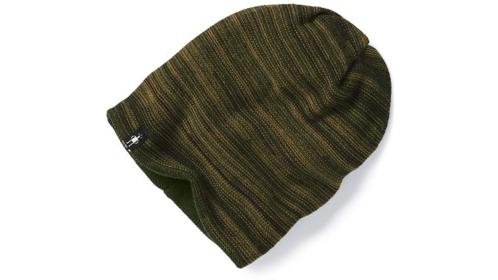 Smartwool Boundary Line Reversible Beanie-Unisex, Chive, Unisex Medium, SW000441A20-1FM