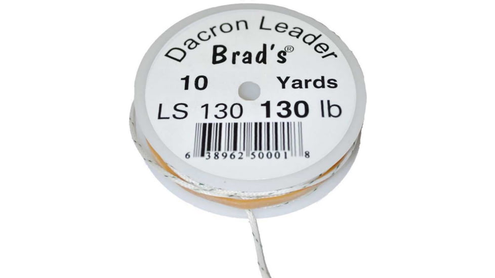 Brads Braided Dacron Leader 130lb 10yd, LS130