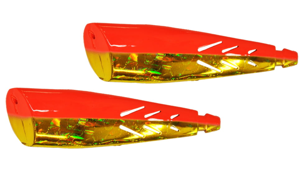 Brads Kokanee Cut Plug Unrigged, Fireball, Two Pack, TPKCP-115